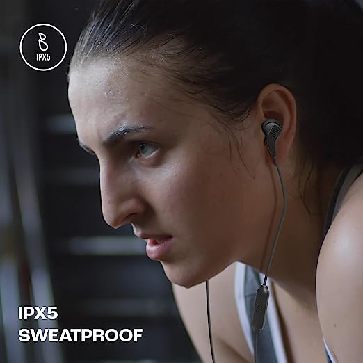 JBL Endurance Run 2, Sports in Ear Wired Earphones with Mic, Pure Bass, Sweatproof, Flexsoft eartips, Magnetic Earbuds, Fliphook & TwistLock Technology with Voice Assistant Support for Mobiles (Black) JBL Endurance Run 2, Sports in Ear Wired Earphones with Mic, Pure Bass, Sweatproof, Flexsoft eartips, Magnetic Earbuds, Fliphook & TwistLock Technology with Voice Assistant Support for Mobiles (Black)